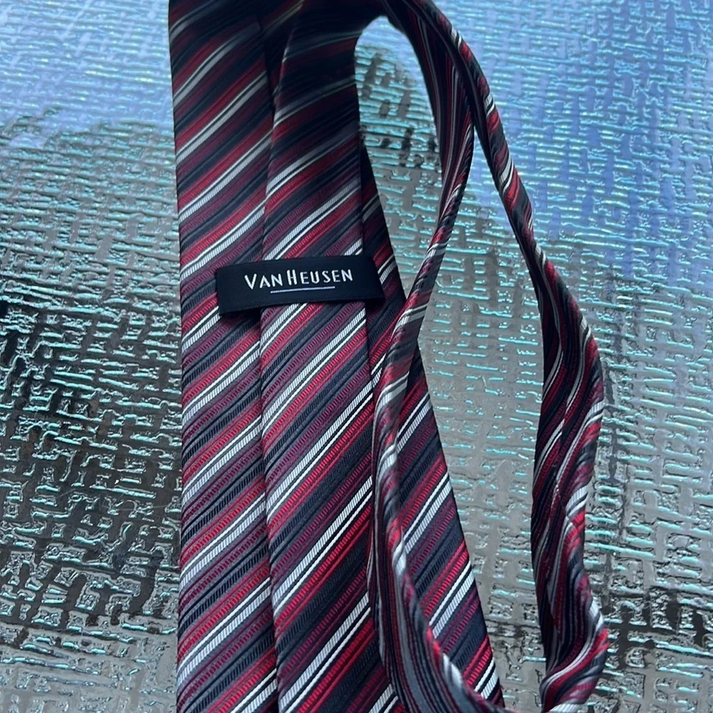 Striped tie